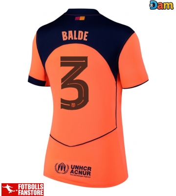 Barcelona Alejandro Balde #3 Tredje Tröja Dam 2025-26 Kortärmad
